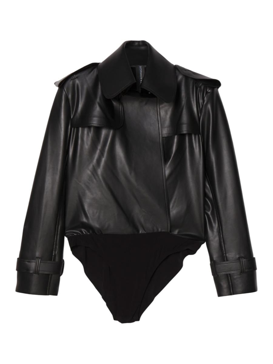 Norma Kamali Double Breasted Trench Body