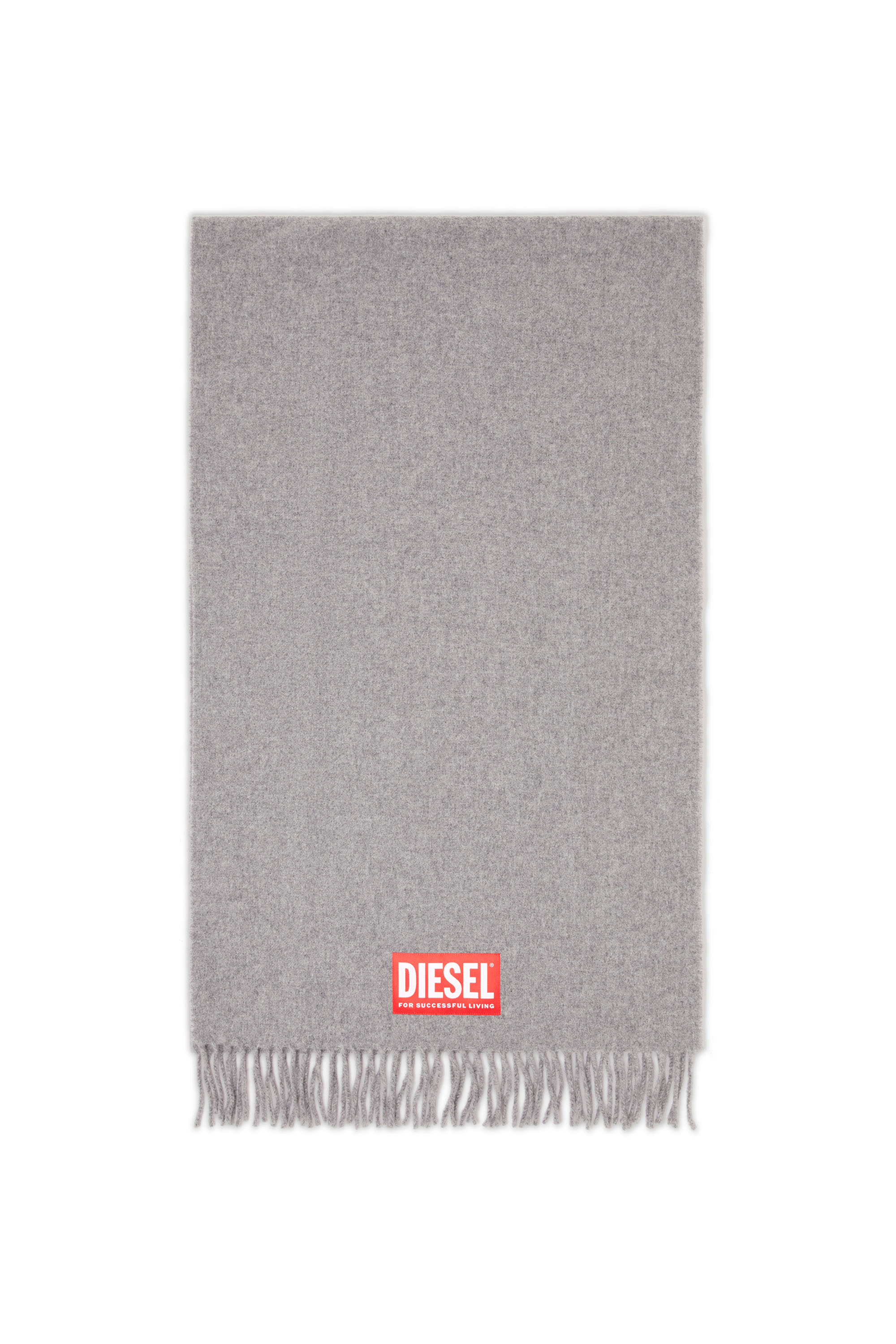 Diesel - Wool blend scarf - Scarf - Man - Grey