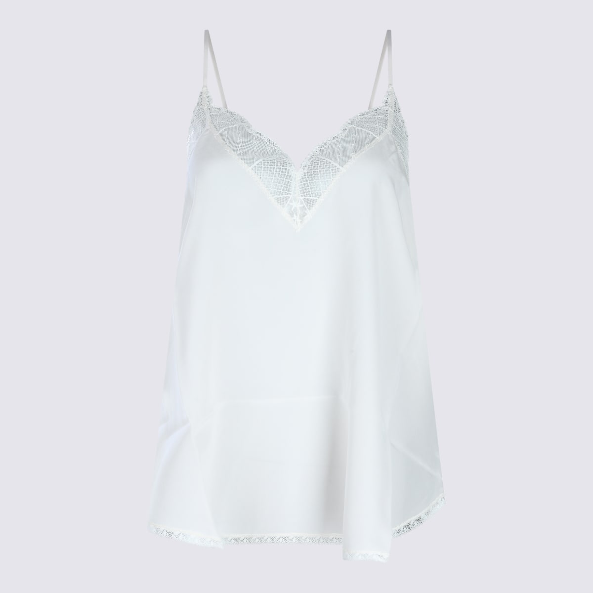 Zadig & Voltaire White Silk Top