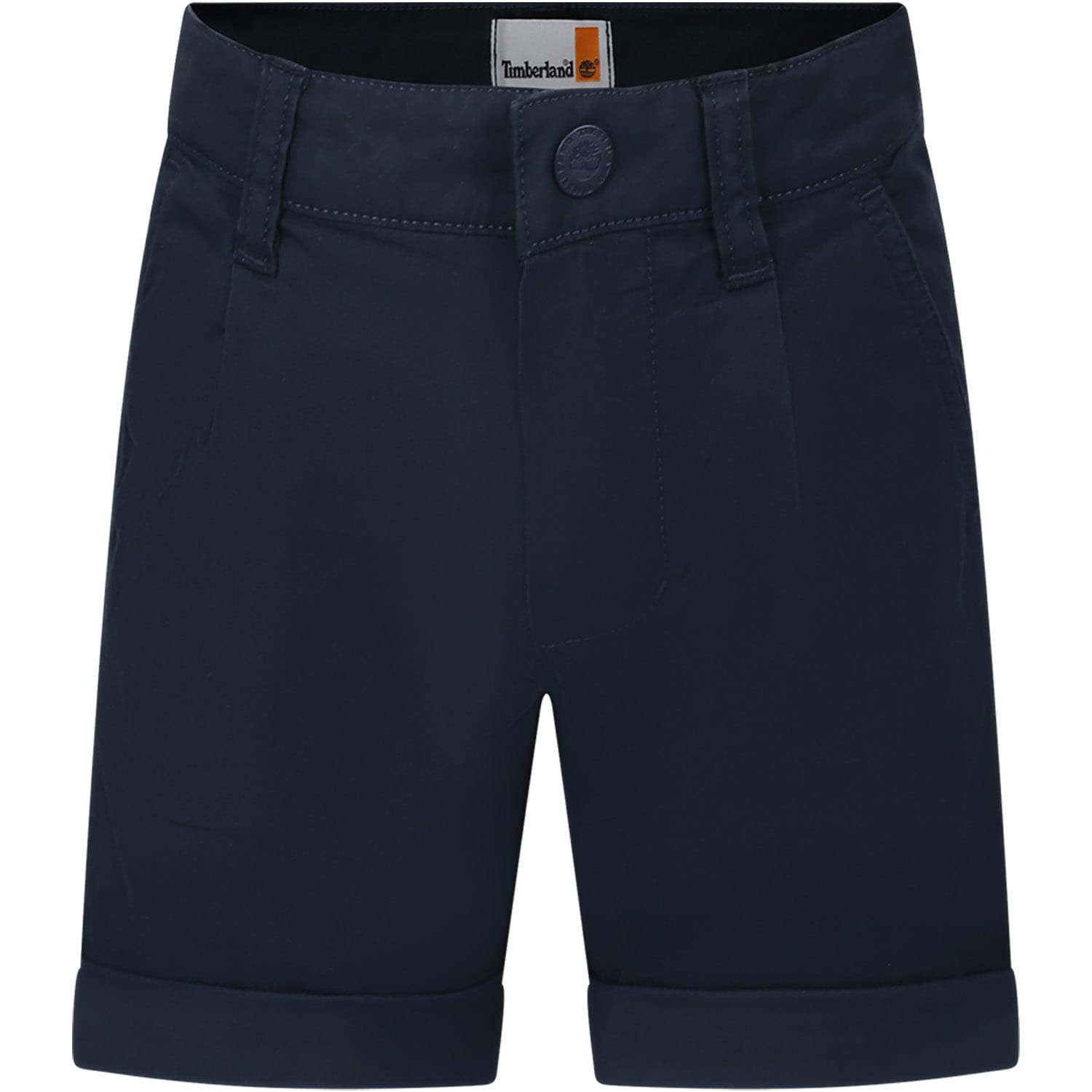 Timberland Blue Shorts For Boy With Logo