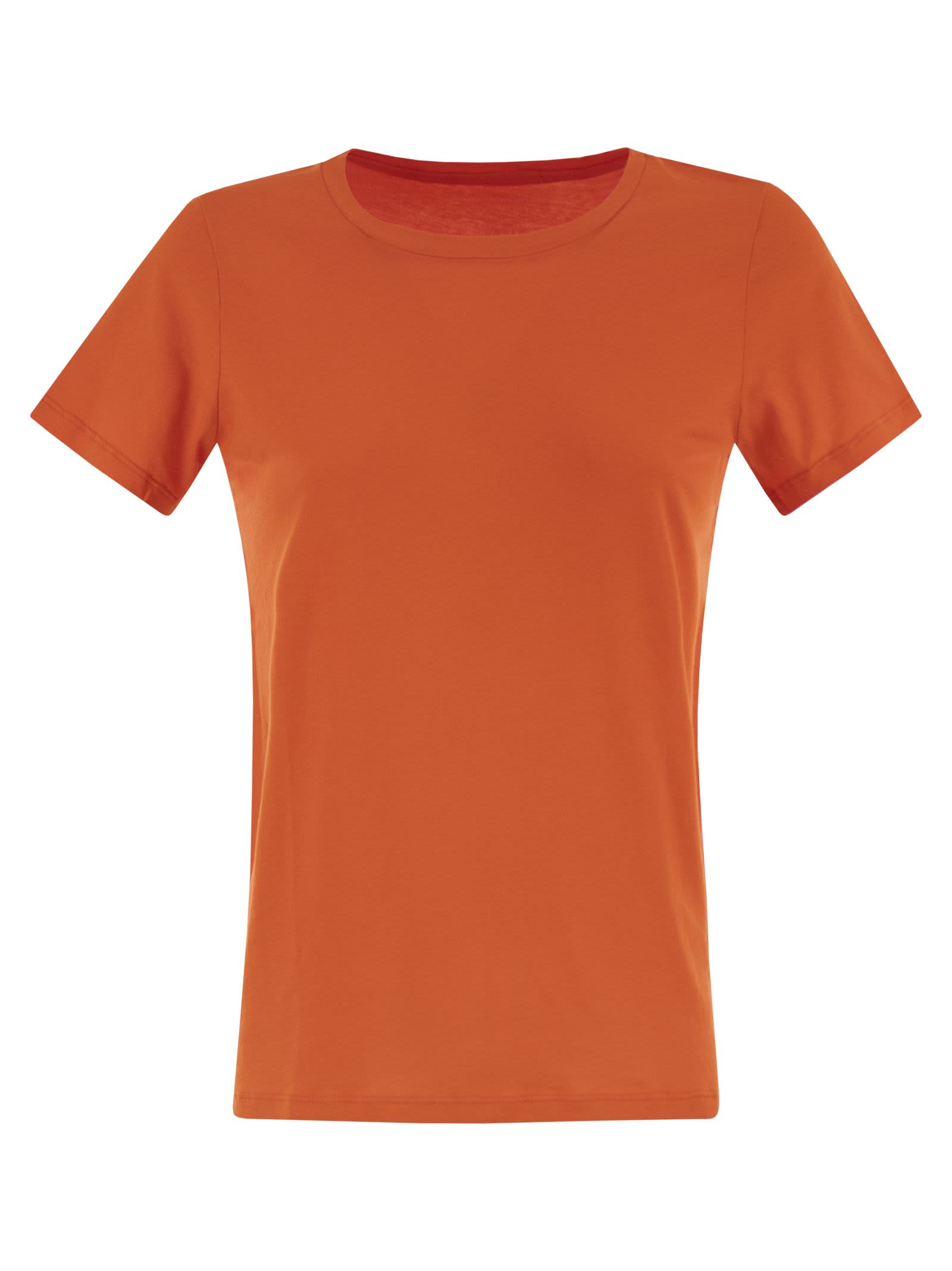 Majestic Filatures Crew-neck Short-sleeved Cotton T-shirt
