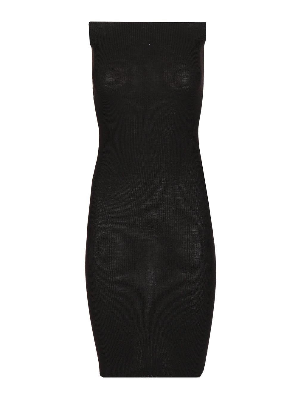 Rick Owens Black Athena Top Lightweight Wool Knit