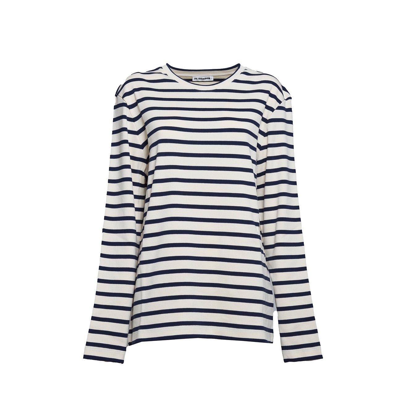 Jil Sander+ Striped Crewneck Sweatshirt