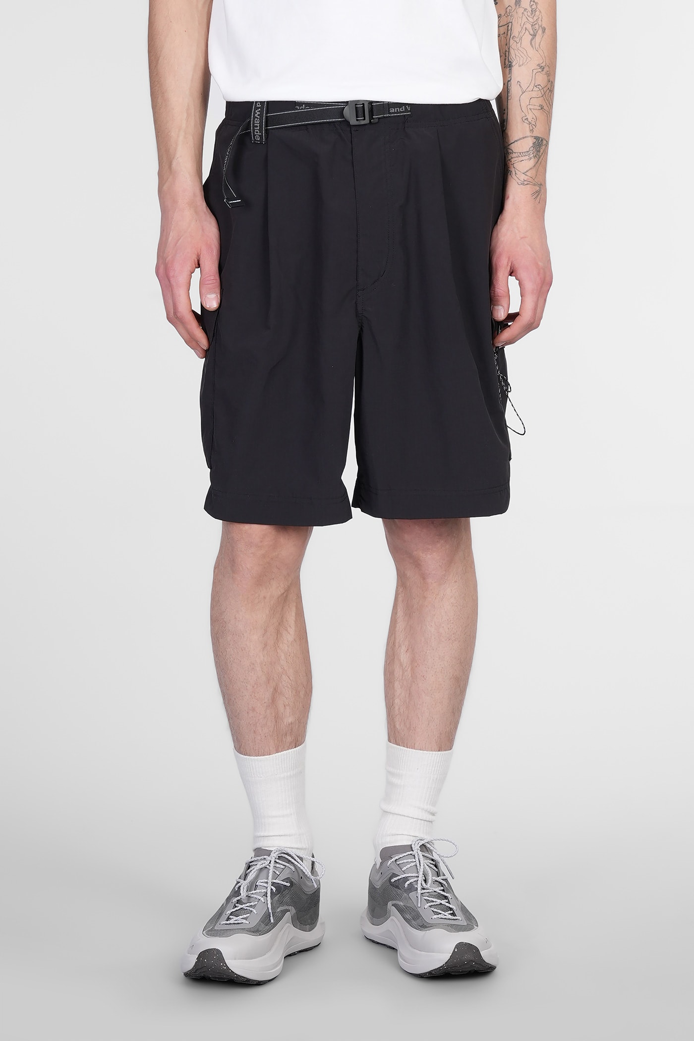 And Wander Shorts In Black Polyester