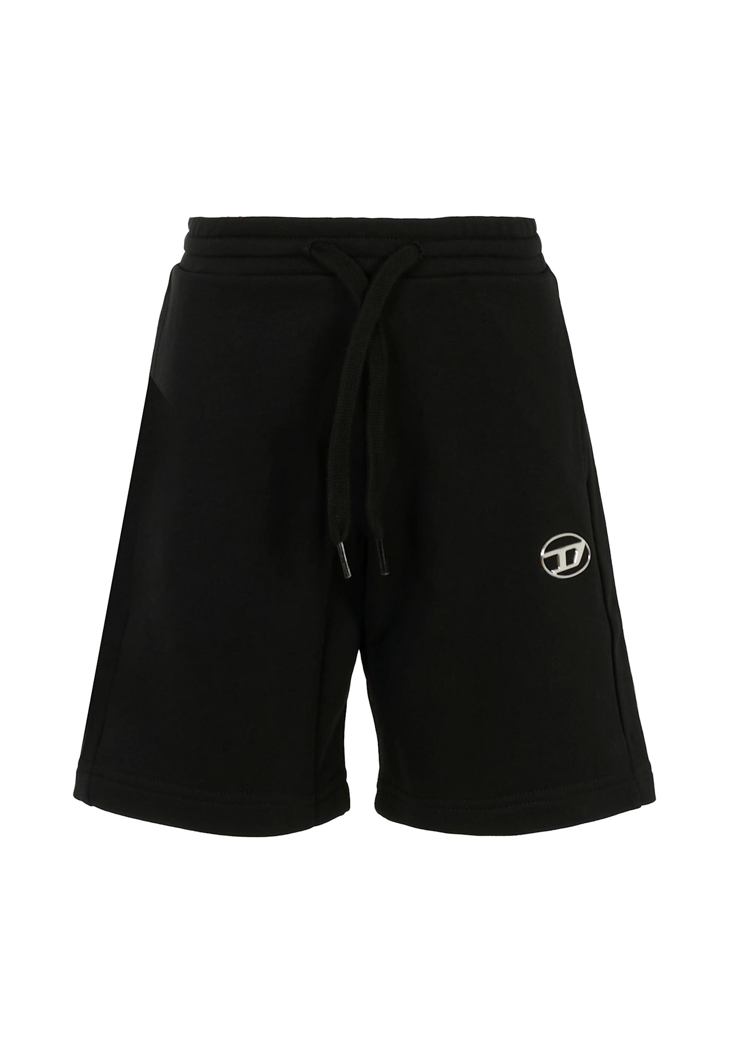 Diesel Black Shorts For Boy With Logo