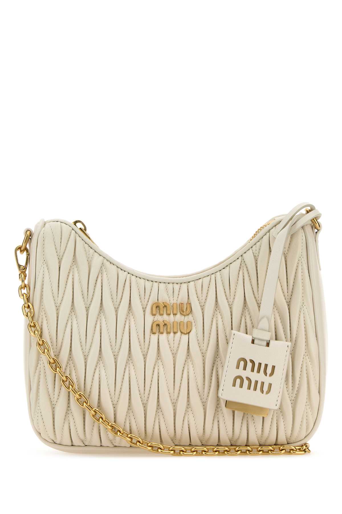 Miu Miu Ivory Leather Handbag