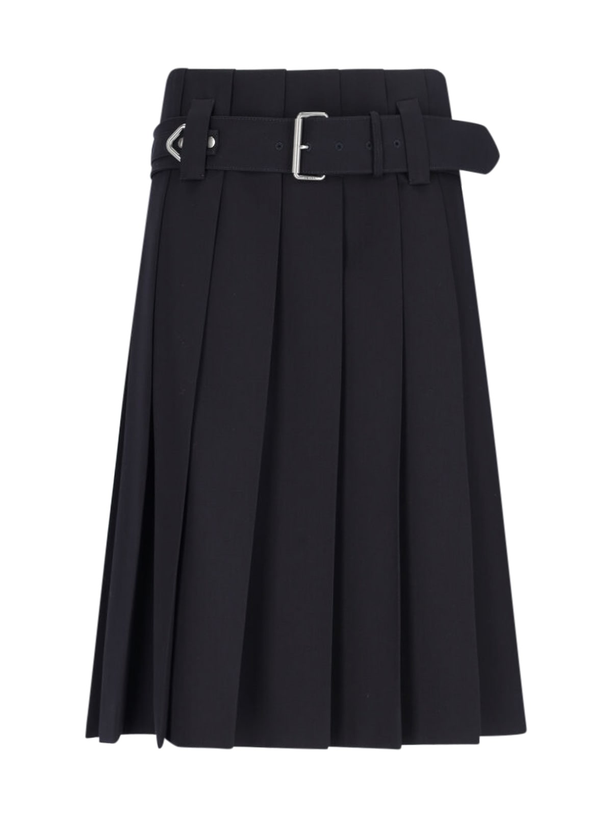 Prada Logo Midi Skirt
