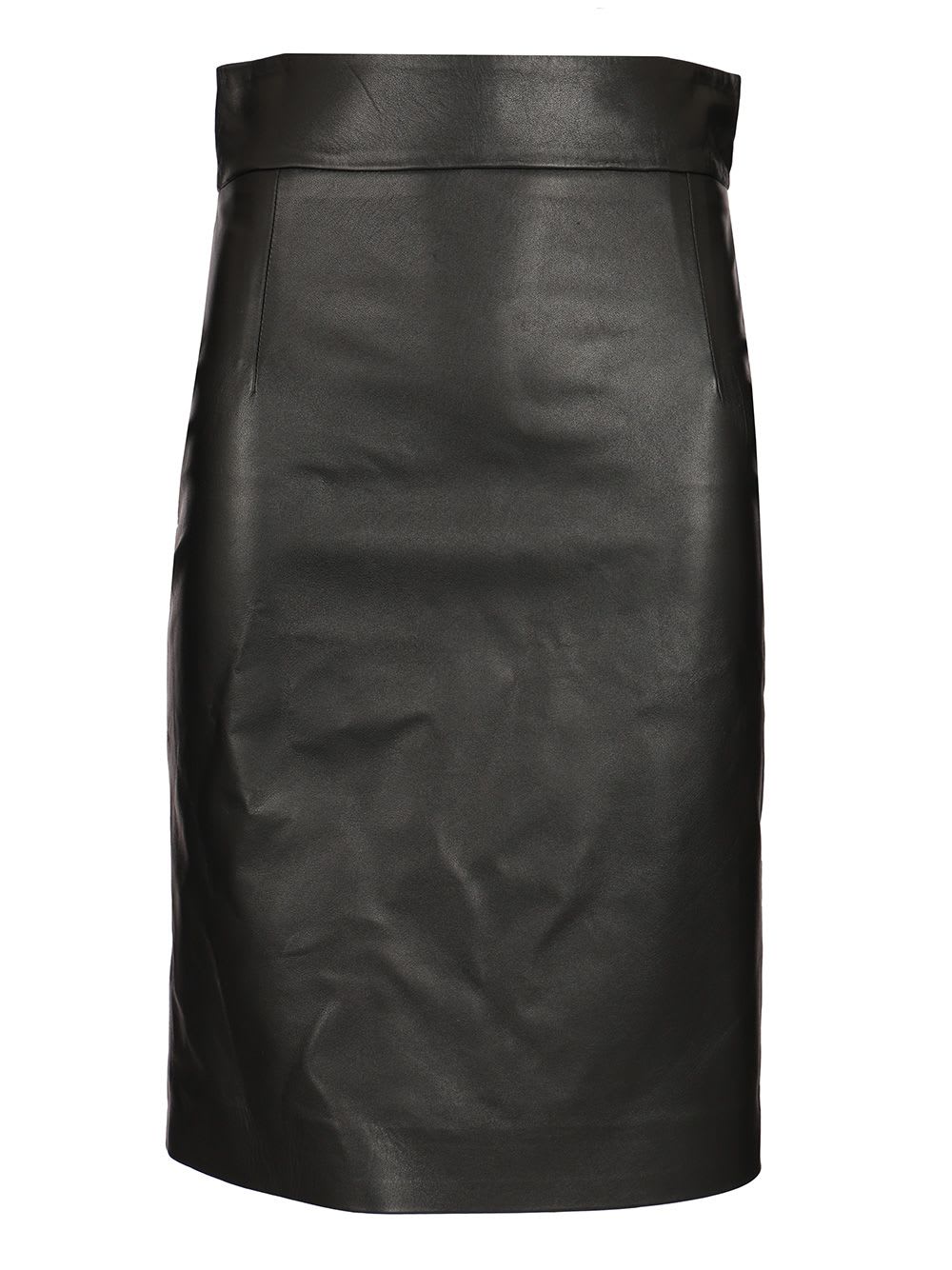 Tagliatore Suede Midi Skirt