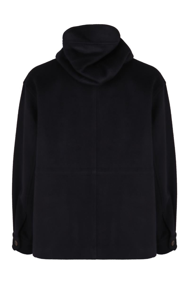 Emporio Armani 带帽棉质派克大衣