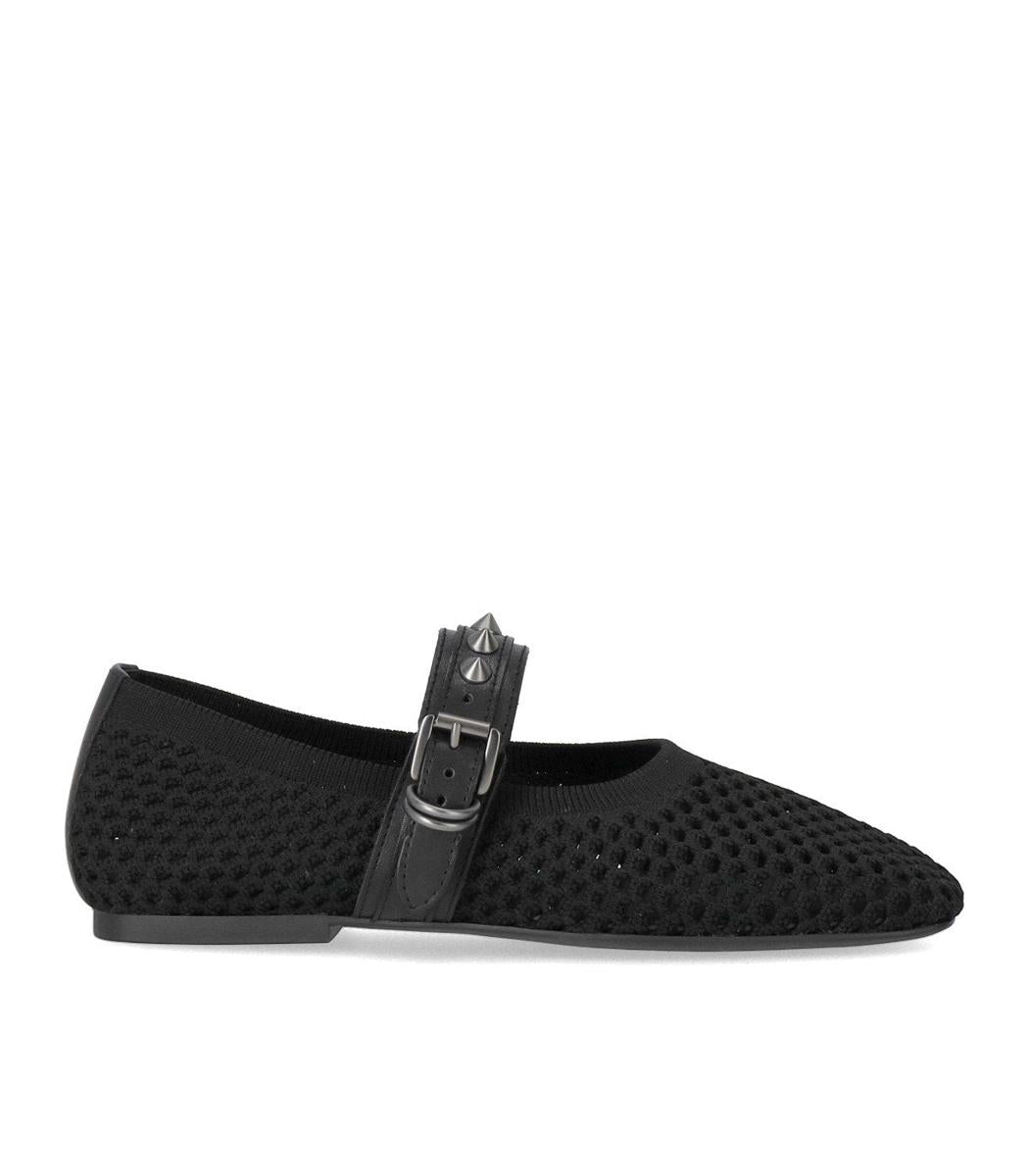 Ash Bijoux Black Ballet Flat