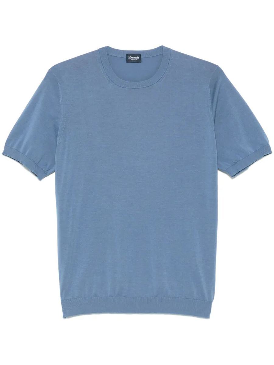 Drumohr Short Sleeves Round Neck T-Shirt Clothing