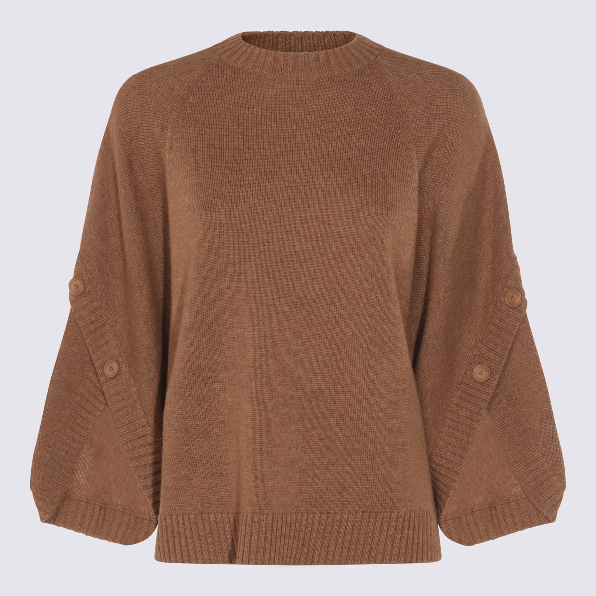 Max Mara Brown Wool Ampex Knitwear