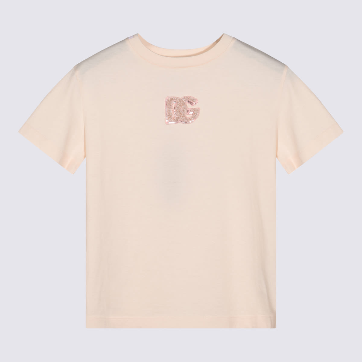 Dolce & Gabbana Light Pink Cotton T-shirt