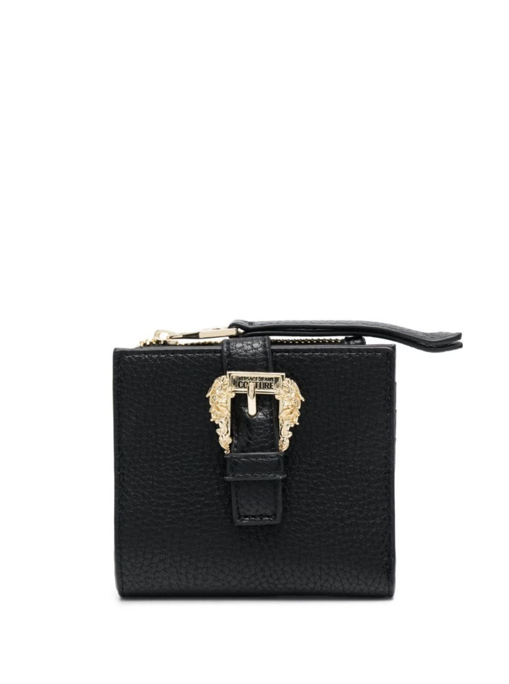 Versace Jeans Couture Baroque Buckle Wallet