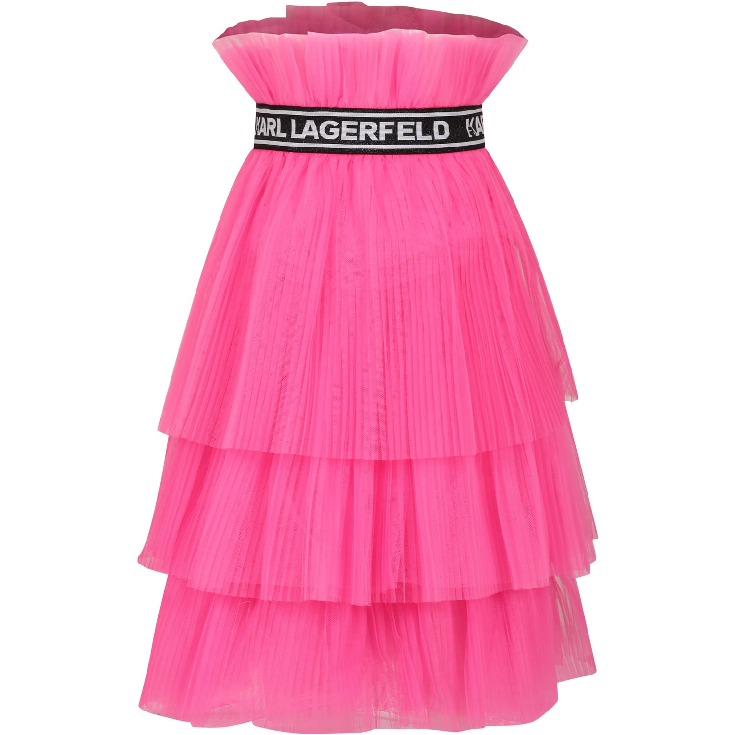 Karl Lagerfeld Kids Elegant Fuchsia Skirt For Girl