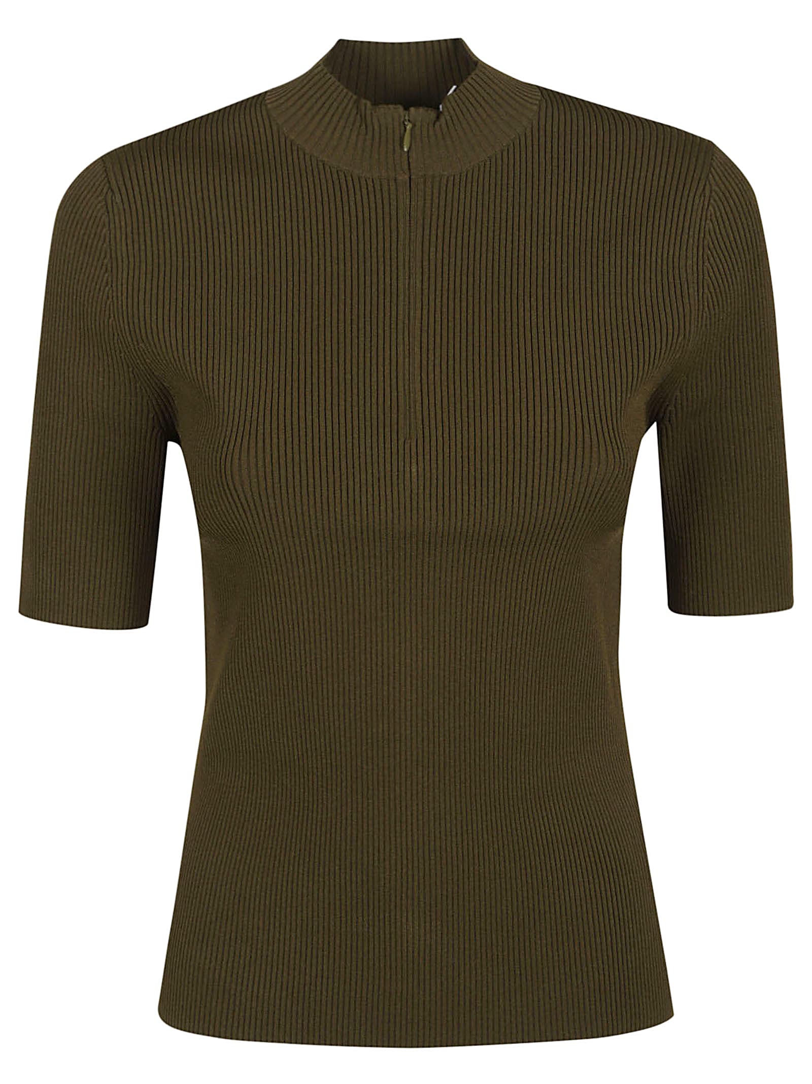 Tory Burch Half-zip Crewneck Sweater