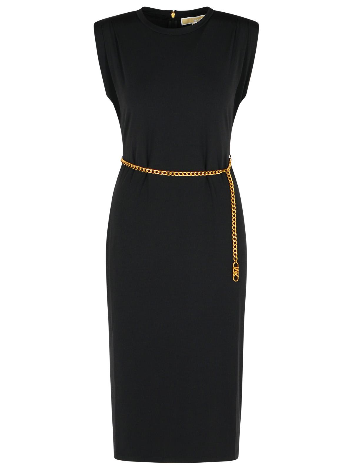 MICHAEL Michael Kors Black Polyester Blend Dress