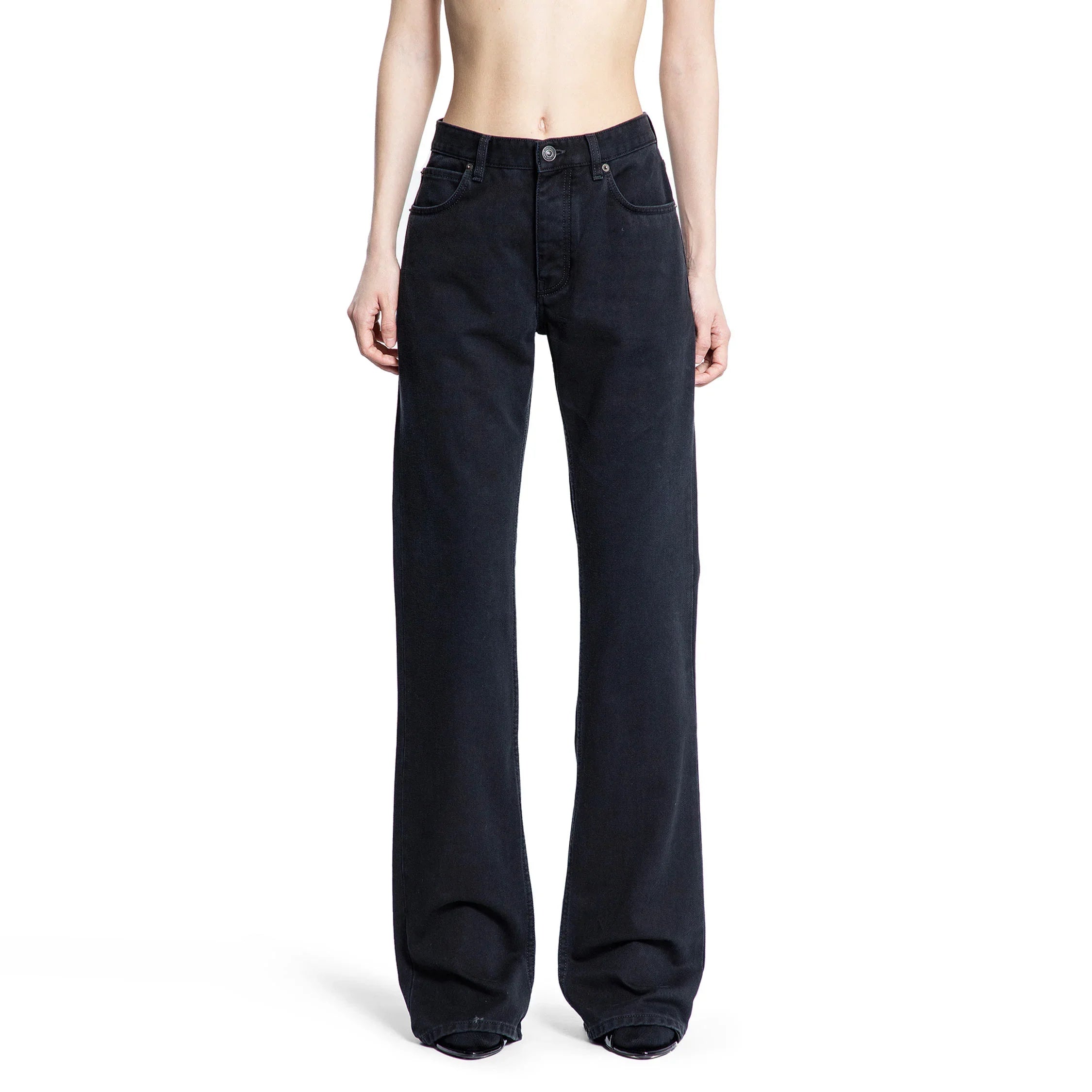 BALENCIAGA WOMAN BLACK JEANS
