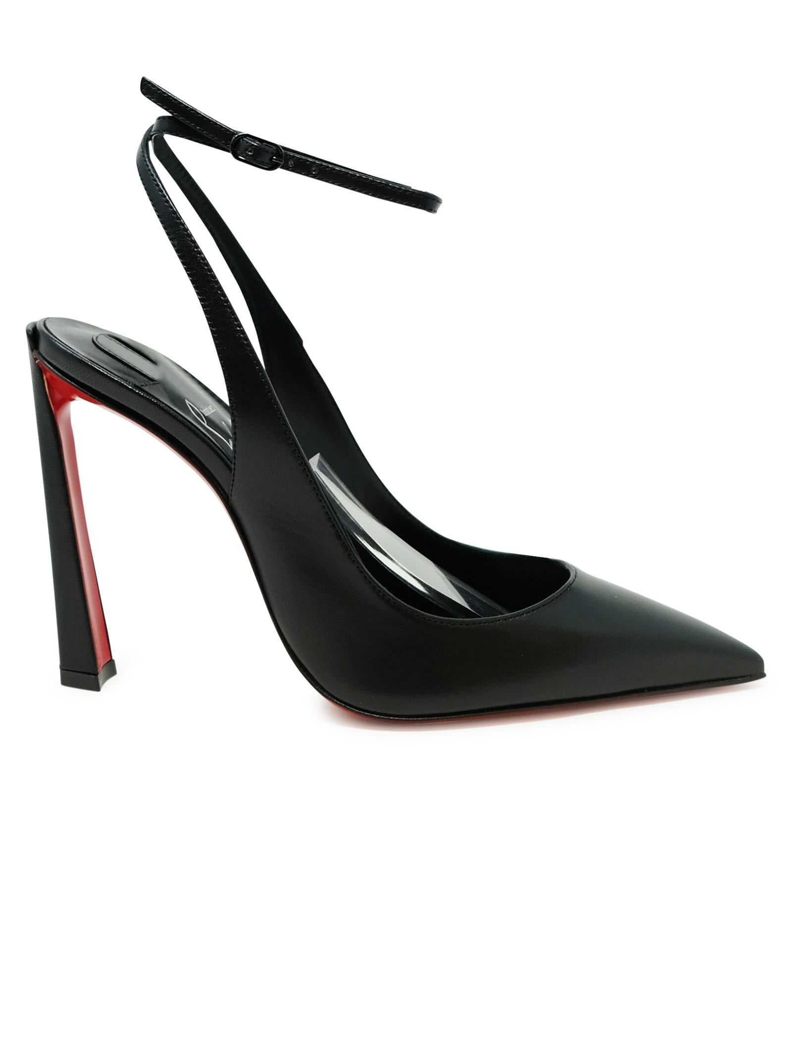 Christian Louboutin Black Kid/lining Condora Strap 100