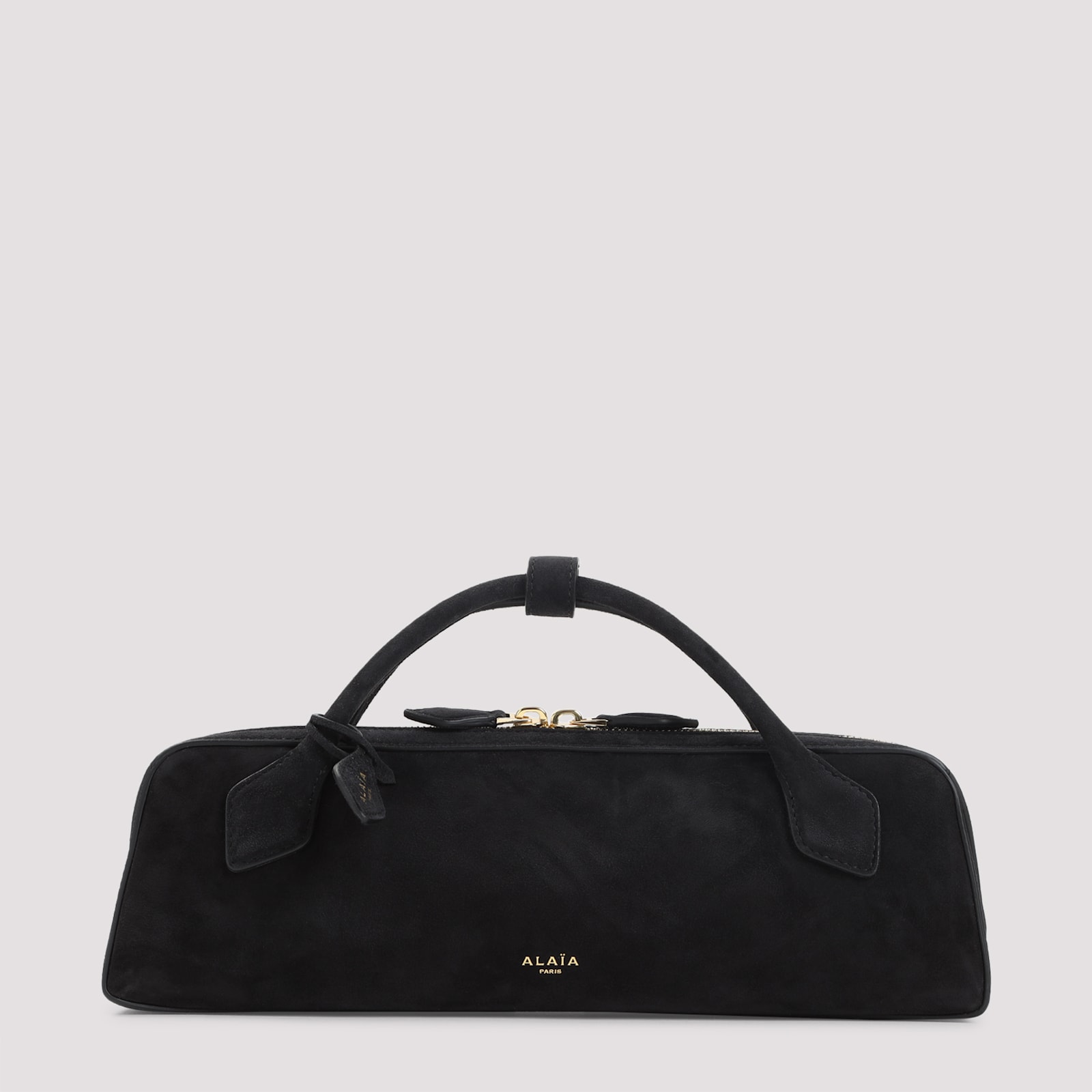 Alaia Alaïa Teckel Suede Clutch