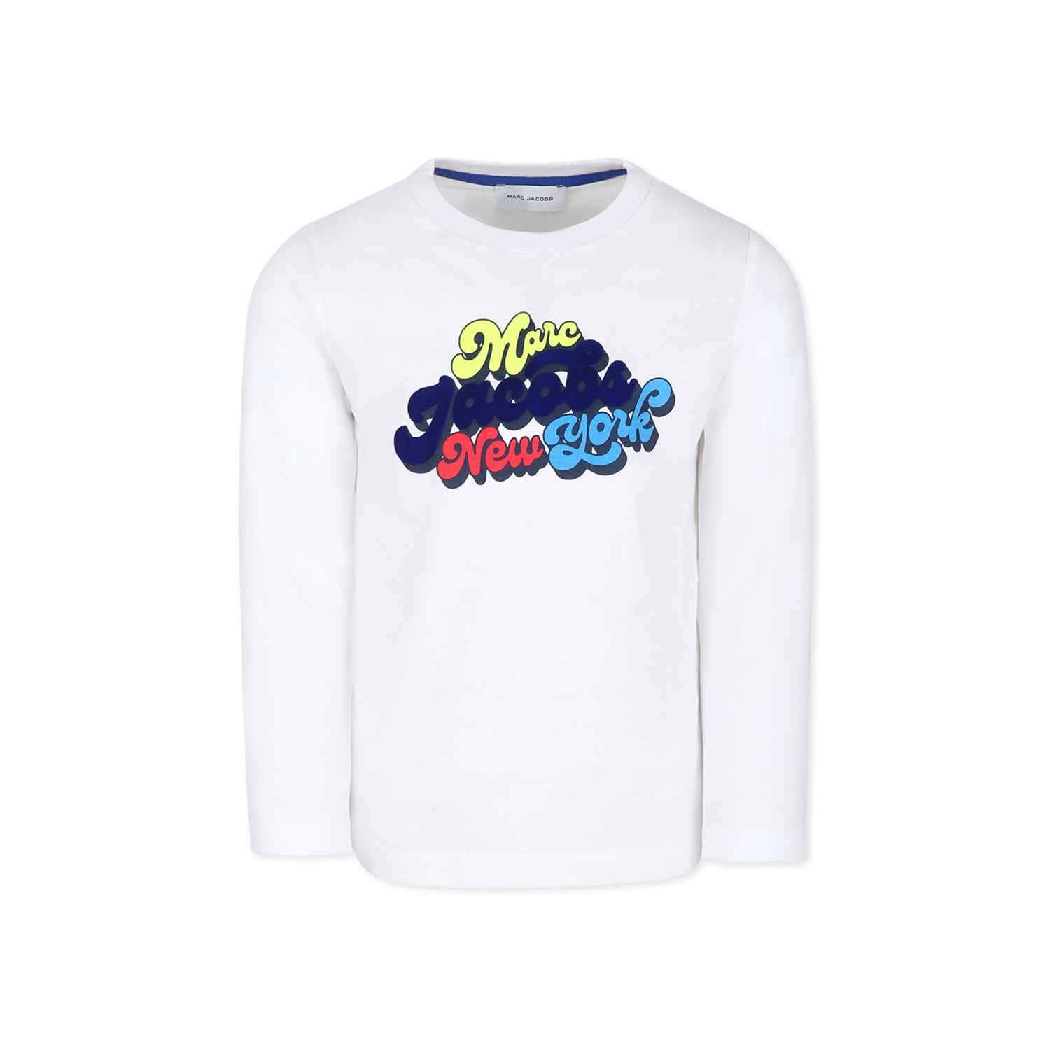 Marc Jacobs White T-shirt For Boy With Logo