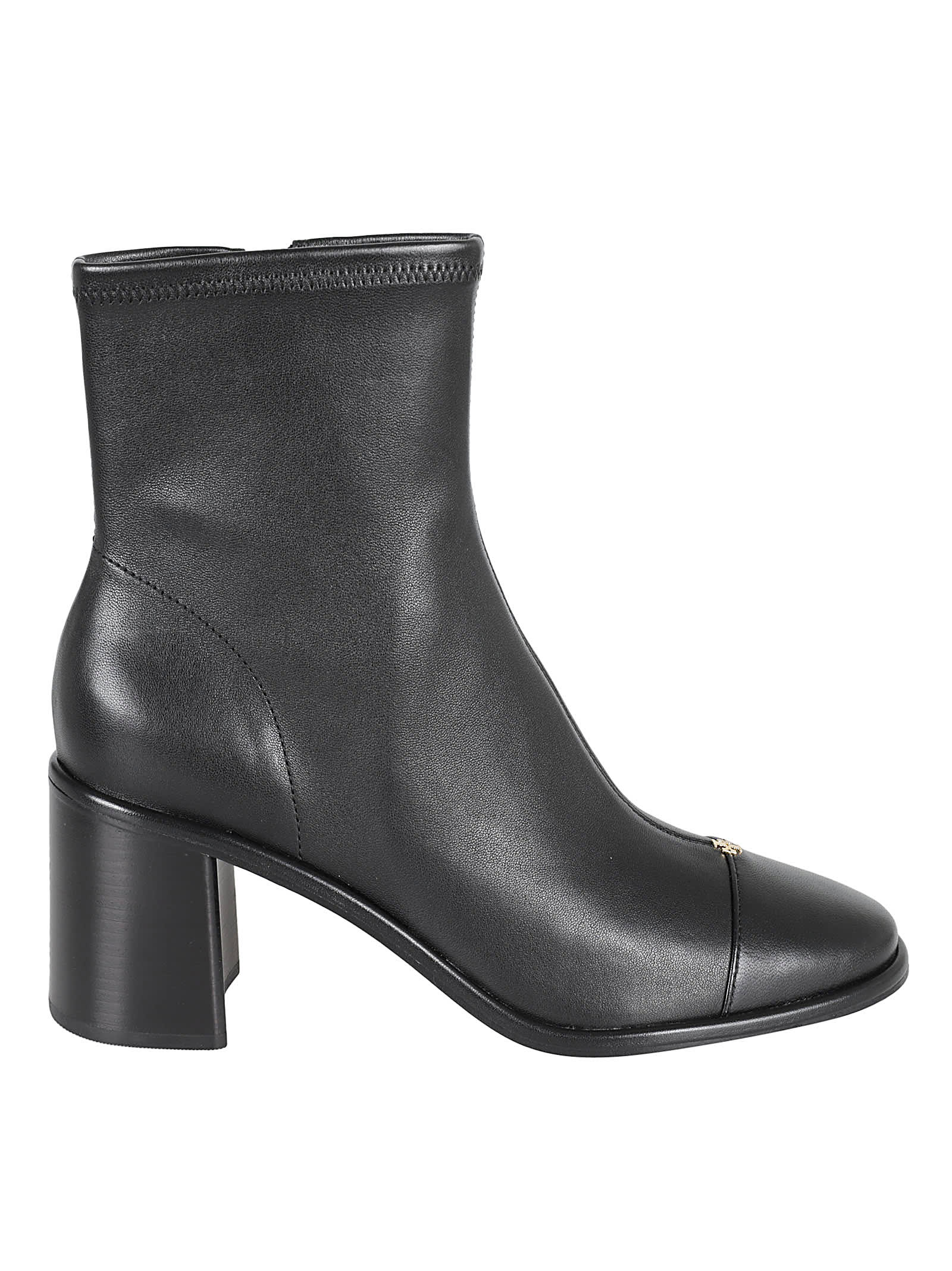 Tory Burch Cap-toe Heel Ankle Boots