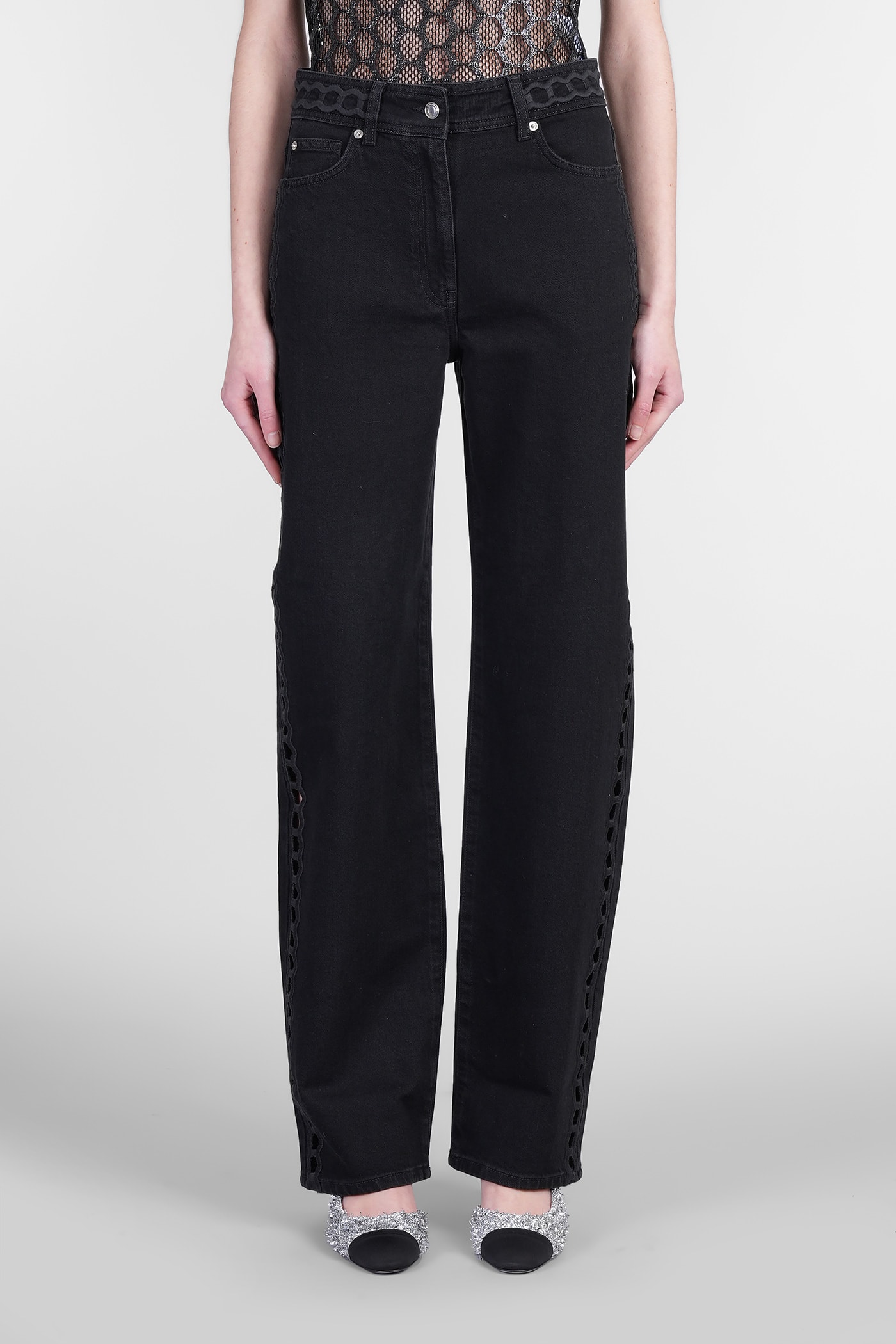 IRO Irasi Jeans In Black Cotton