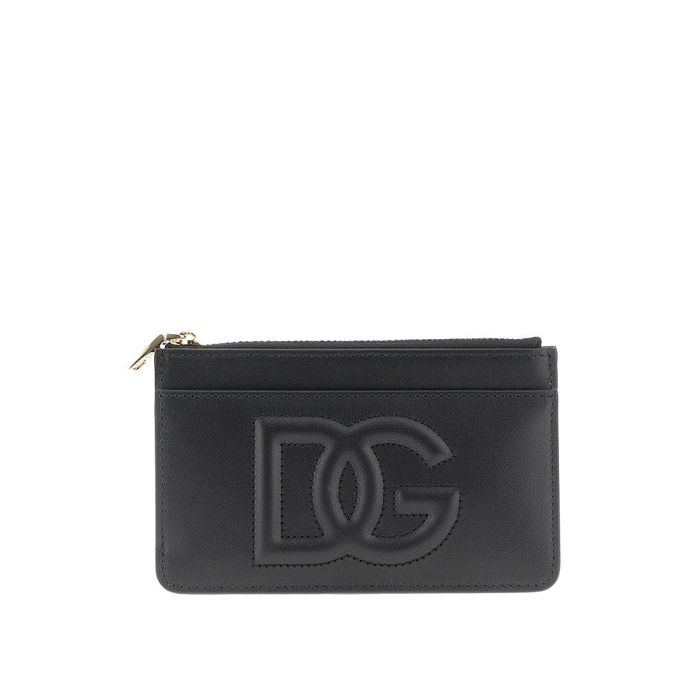 DOLCE & GABBANA 女士皮革压花logo卡包