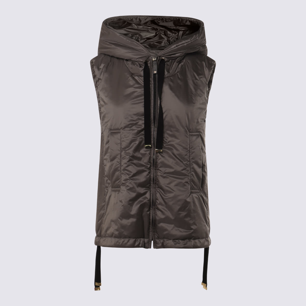 Max Mara The Cube Dark Brown Gringo Down Jacket