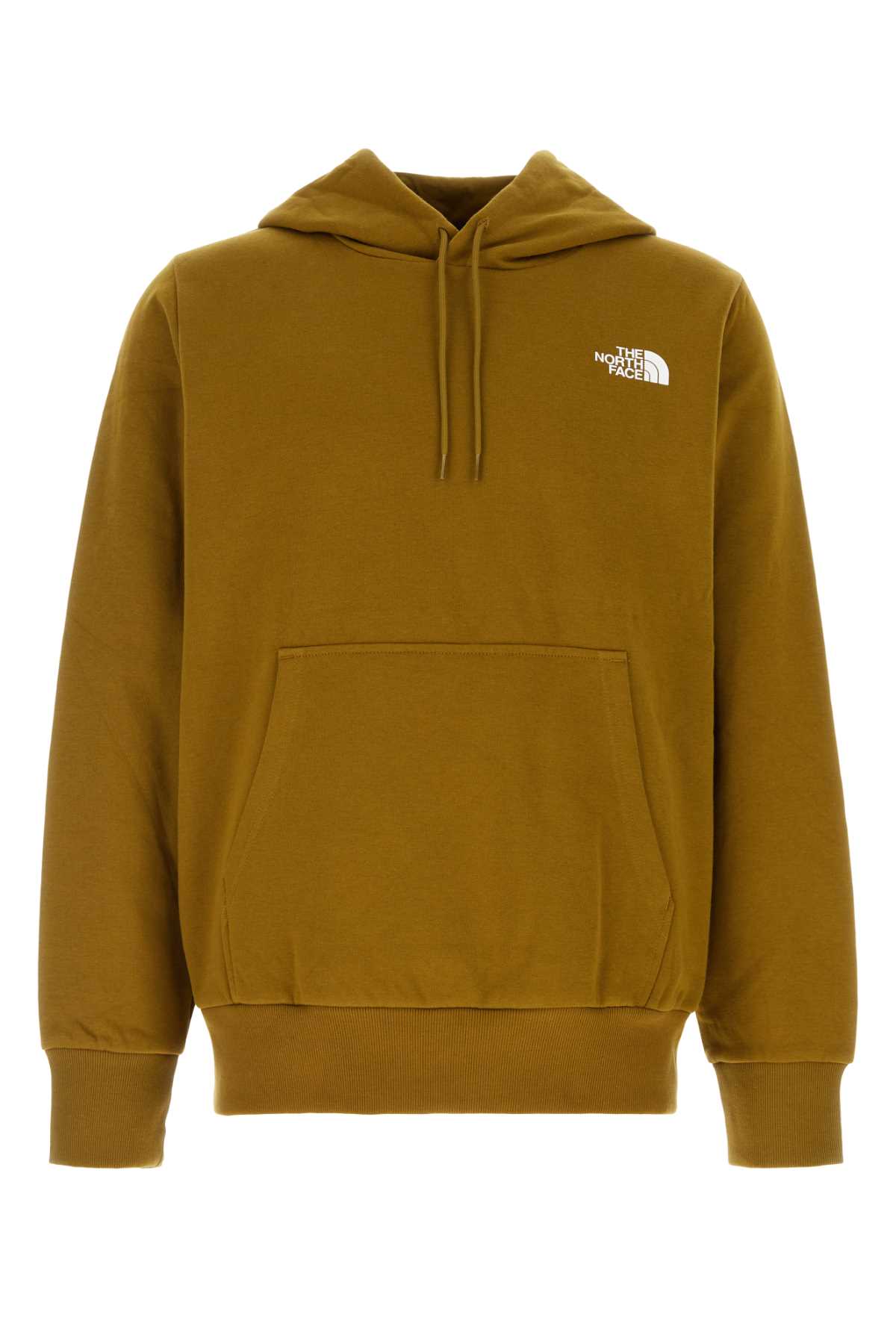 The North Face Khaki Cotton Blend Simple Dome Sweatshirt