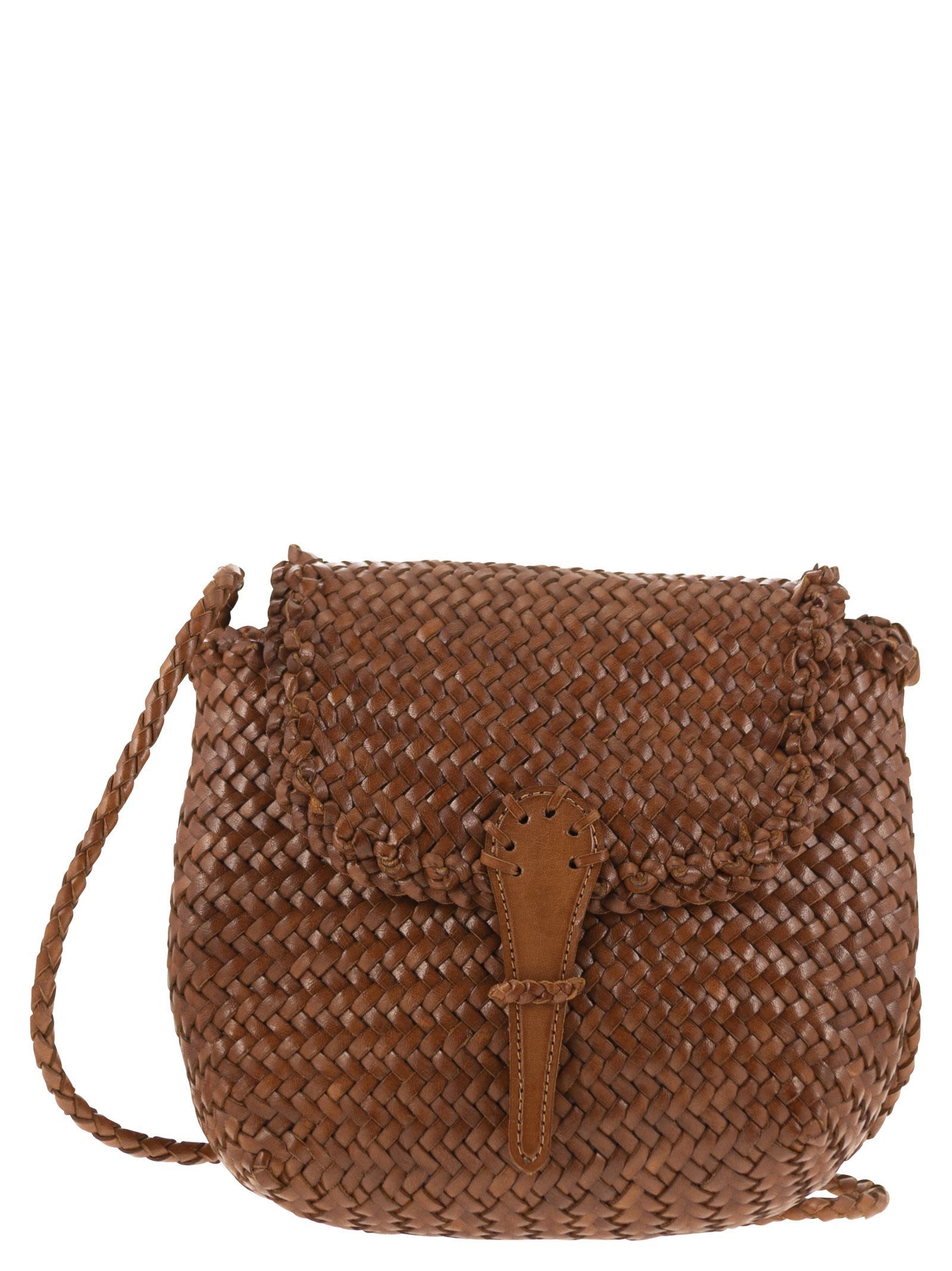Dragon Diffusion Mini City Bag - Woven Leather Bag