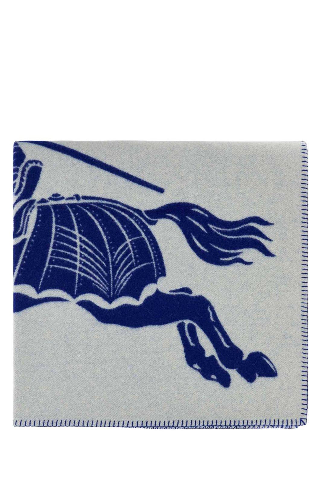 Burberry Ekd-jacquard Rectangle Shape Blanket