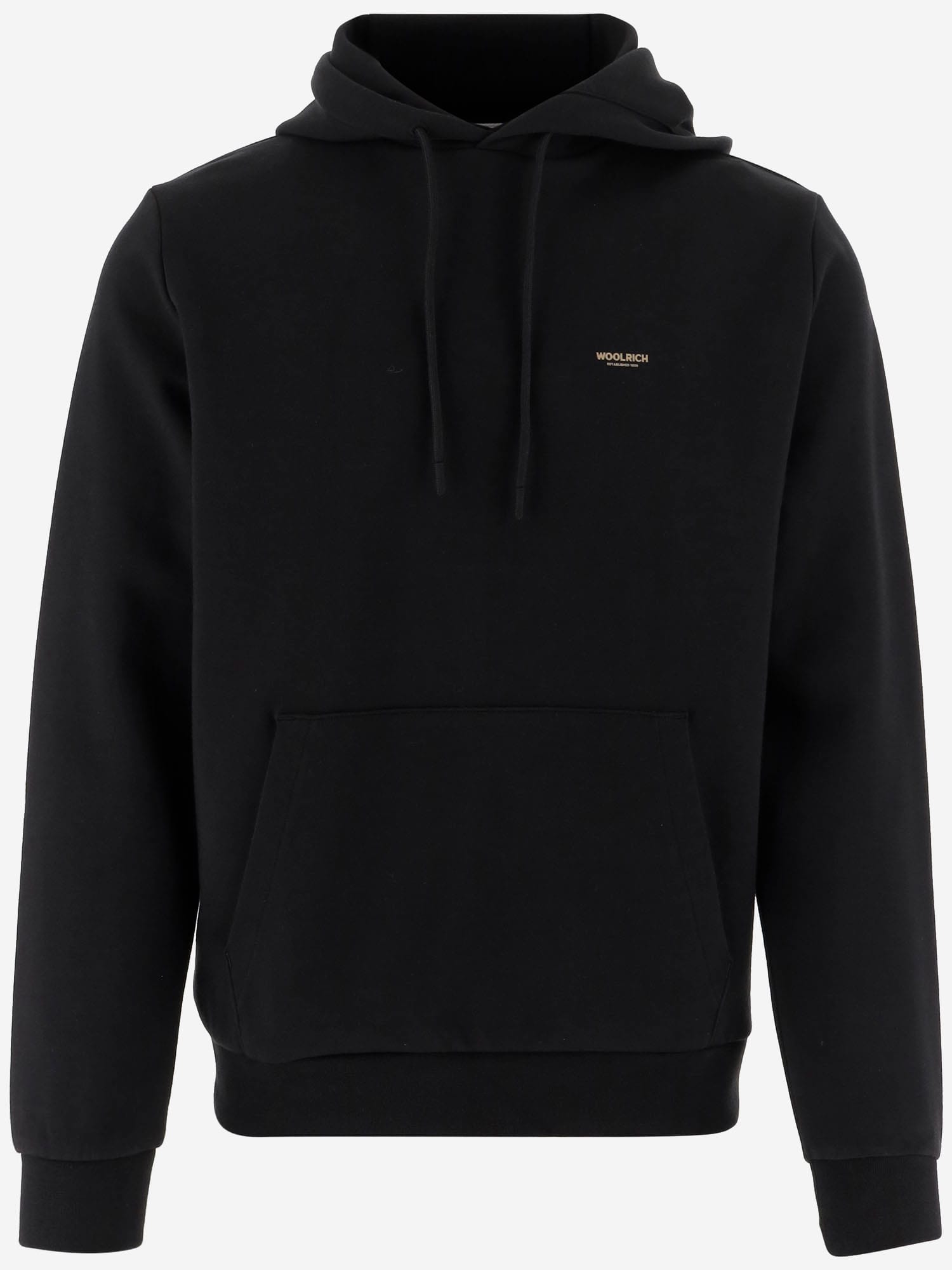 Woolrich Stretch Cotton Blend Sweatshirt With Logo