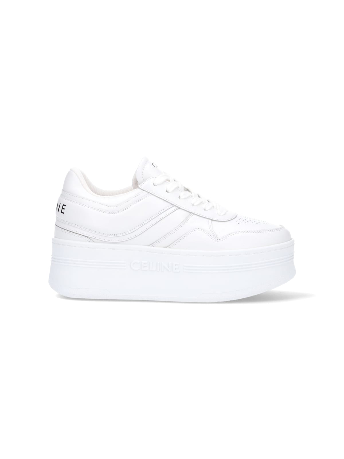 Celine Logo Platform Sneakers