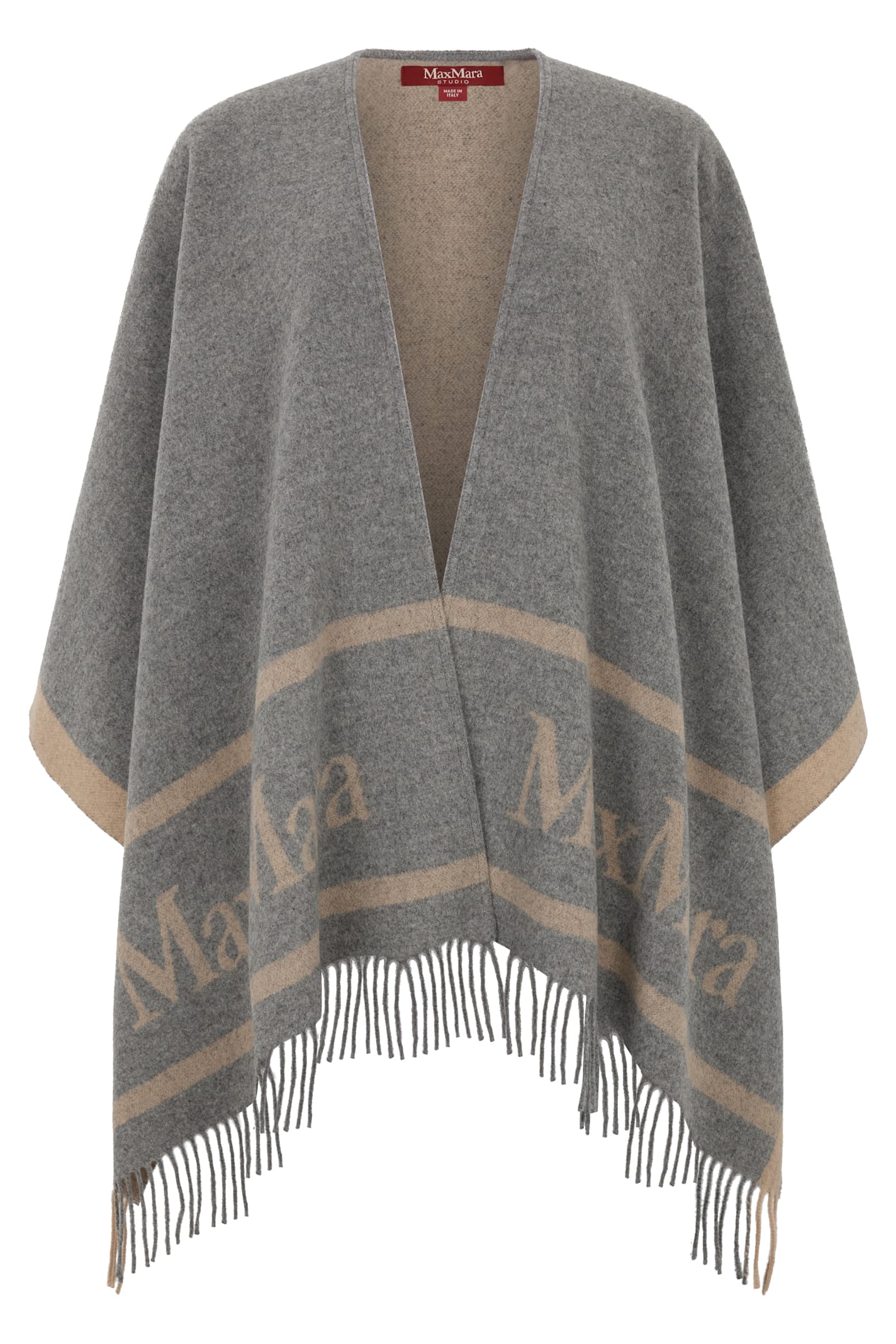 Max Mara Studio Hildestd Wool Cape