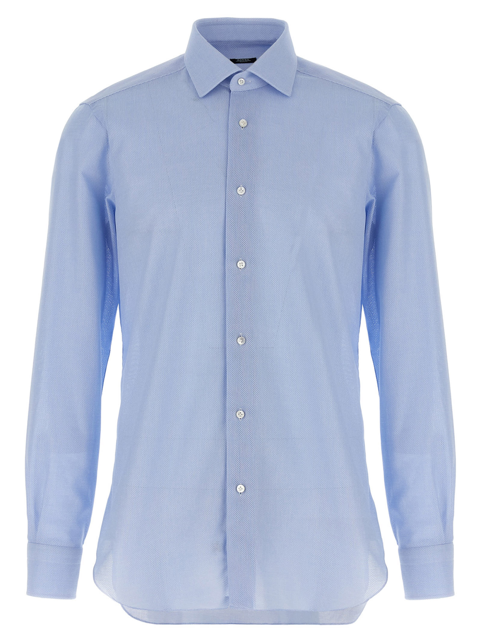 Barba Napoli Honeycomb Cotton Shirt