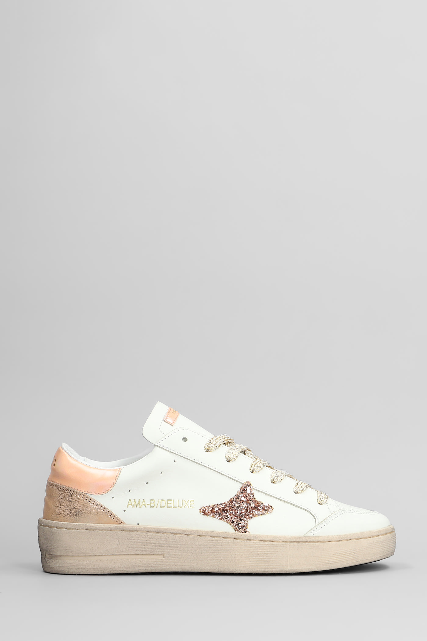 AMA-BRAND Sneakers In White Leather