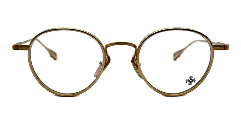 Chrome Hearts Thick - Gold Plated / Matte Gold Plated Rx Glasses