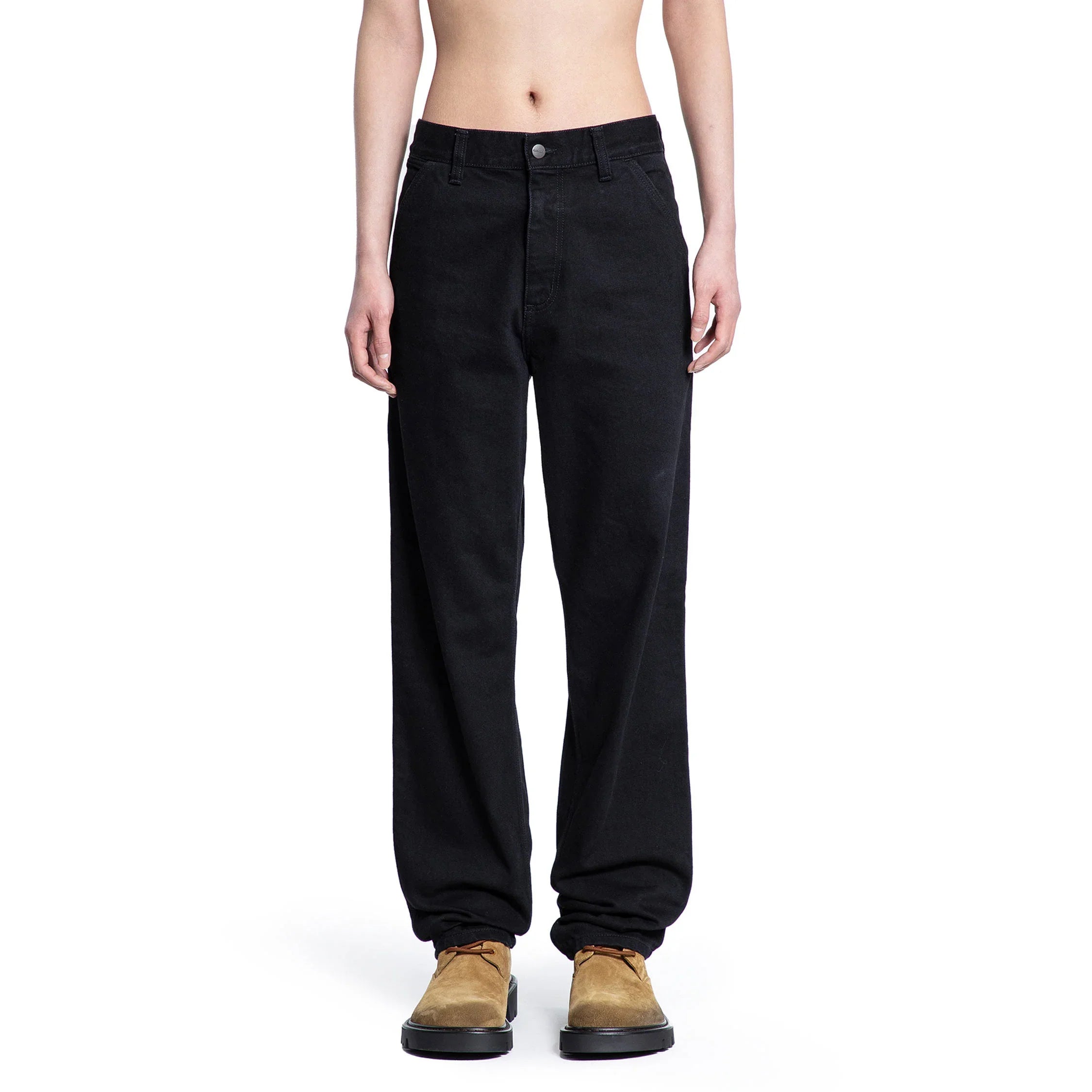 CARHARTT WIP MAN BLACK JEANS