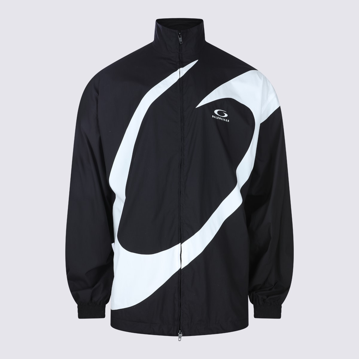Balenciaga Black Cotton Casual Jacket