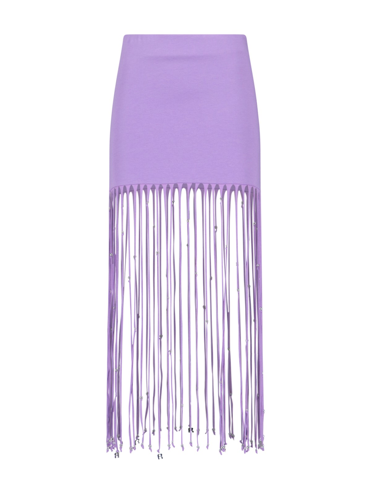 Rotate Birger Christensen Fringed Maxi Skirt