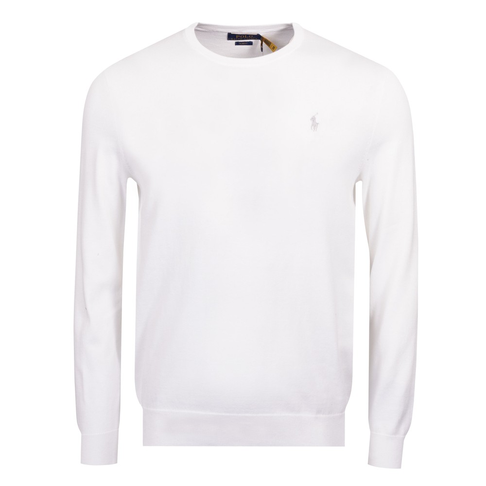 Crew Neck Cotton Knitted Jumper