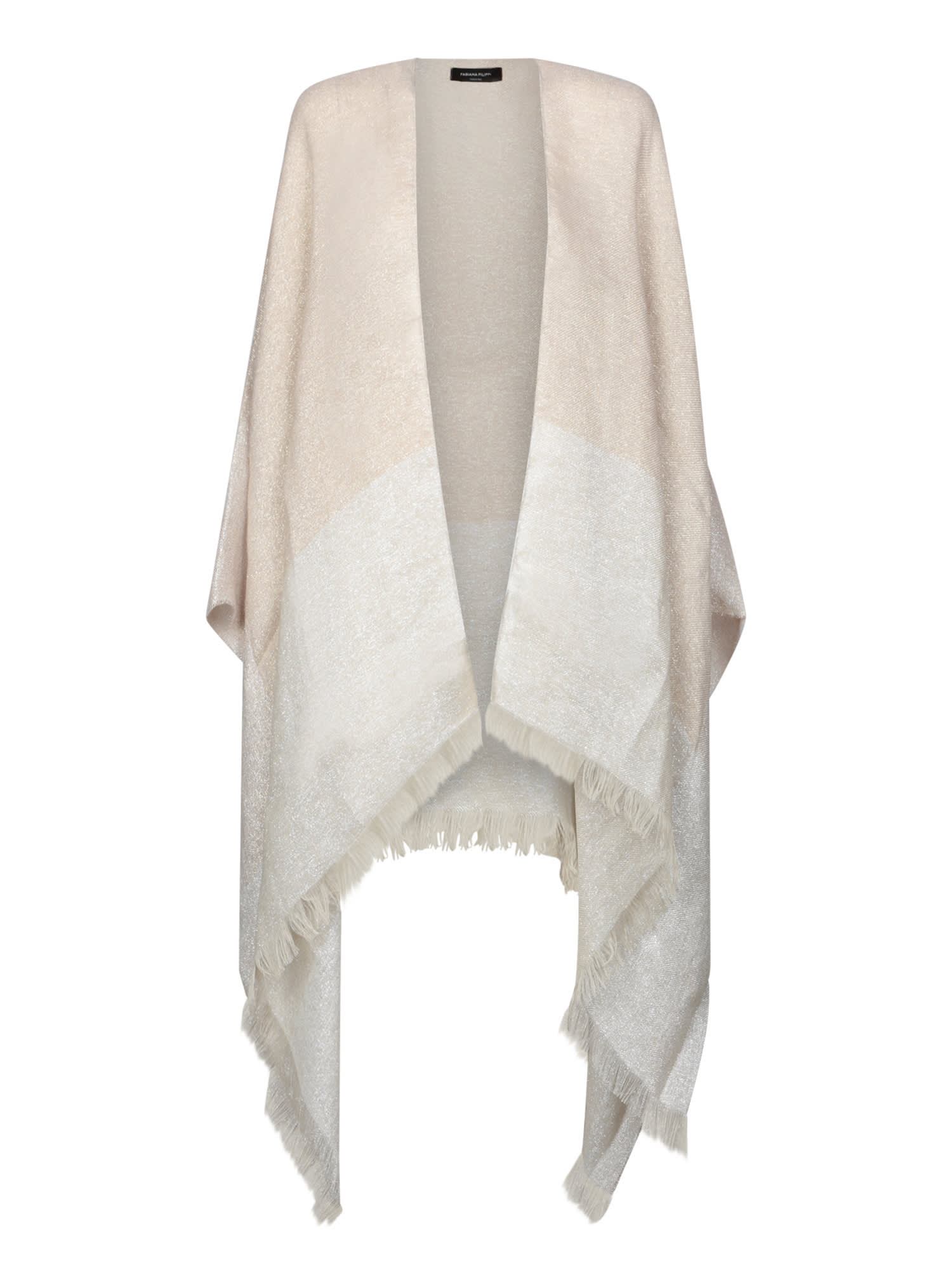 Fabiana Filippi Cape With Bright Weave
