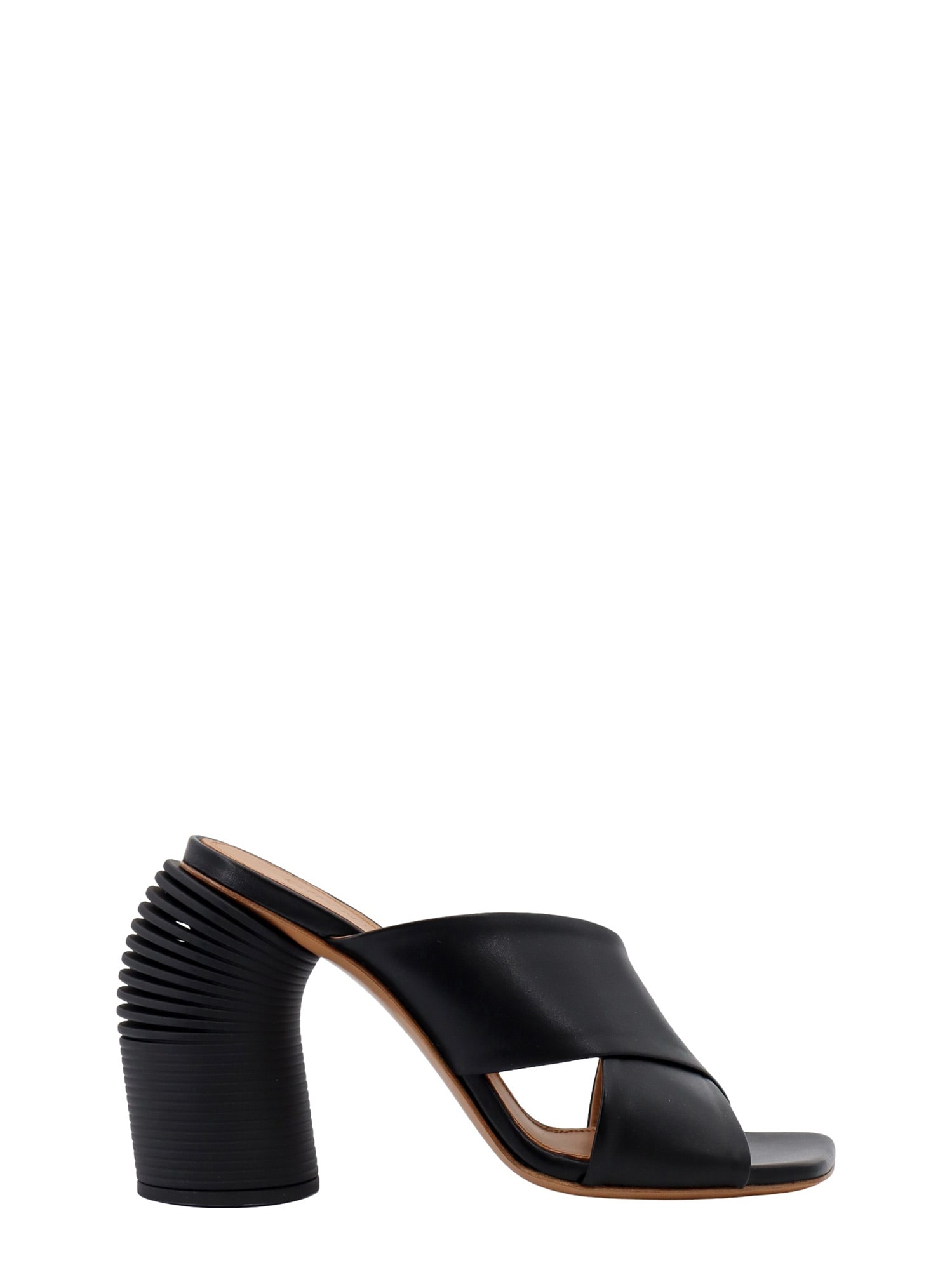 Off-White Leather Sandals