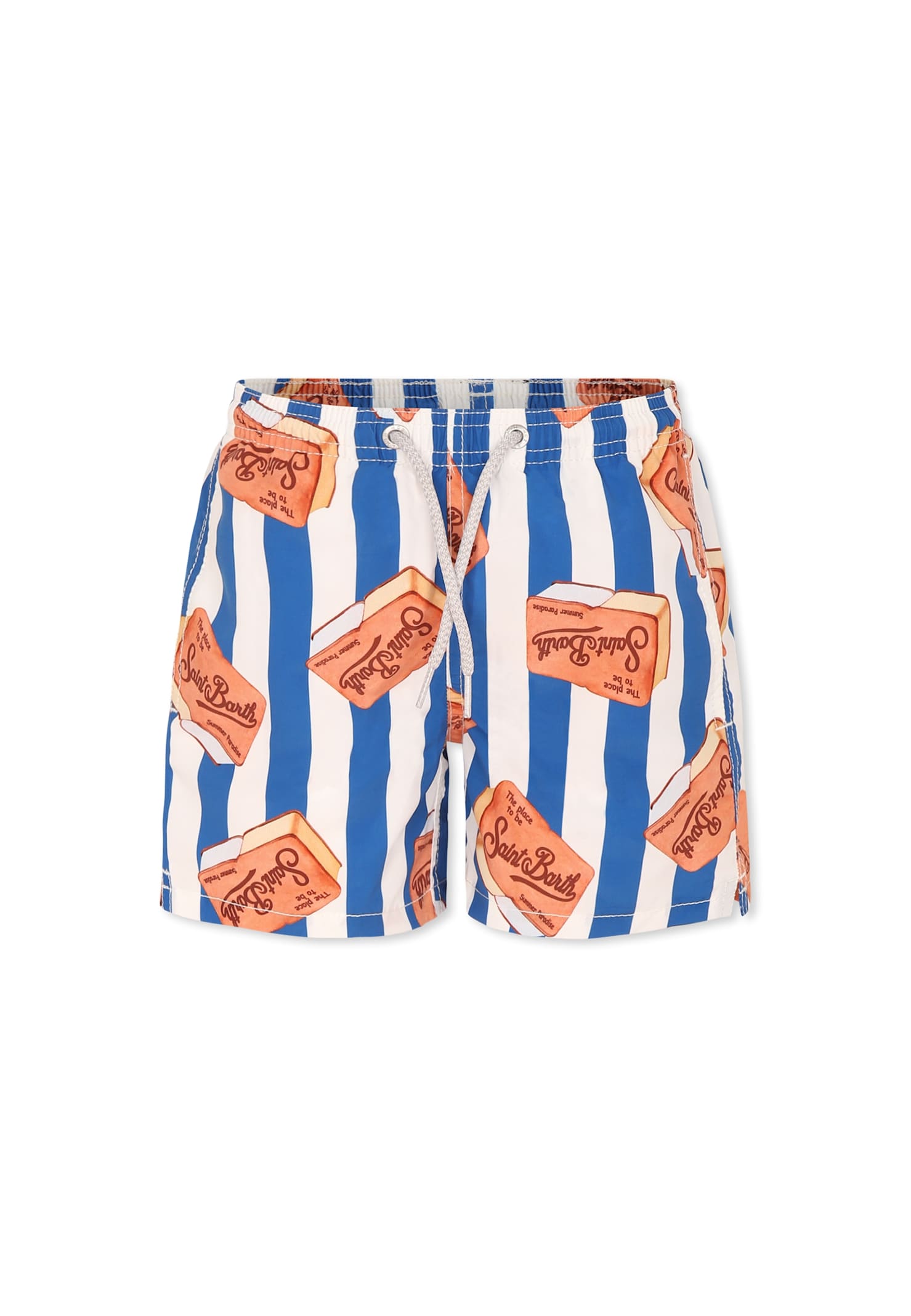 MC2 Saint Barth Blue Swim Shorts For Boy With Ice Cream