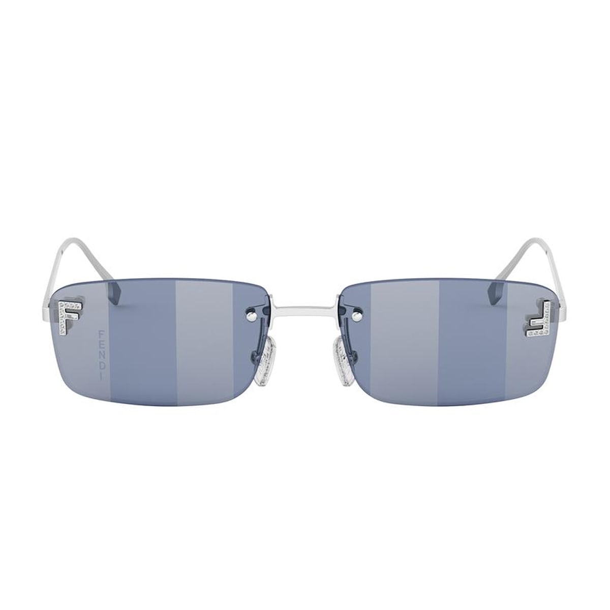 Fendi Eyewear Fendi Fe4172us Fendi First Crystal 16x Argento Sunglasses