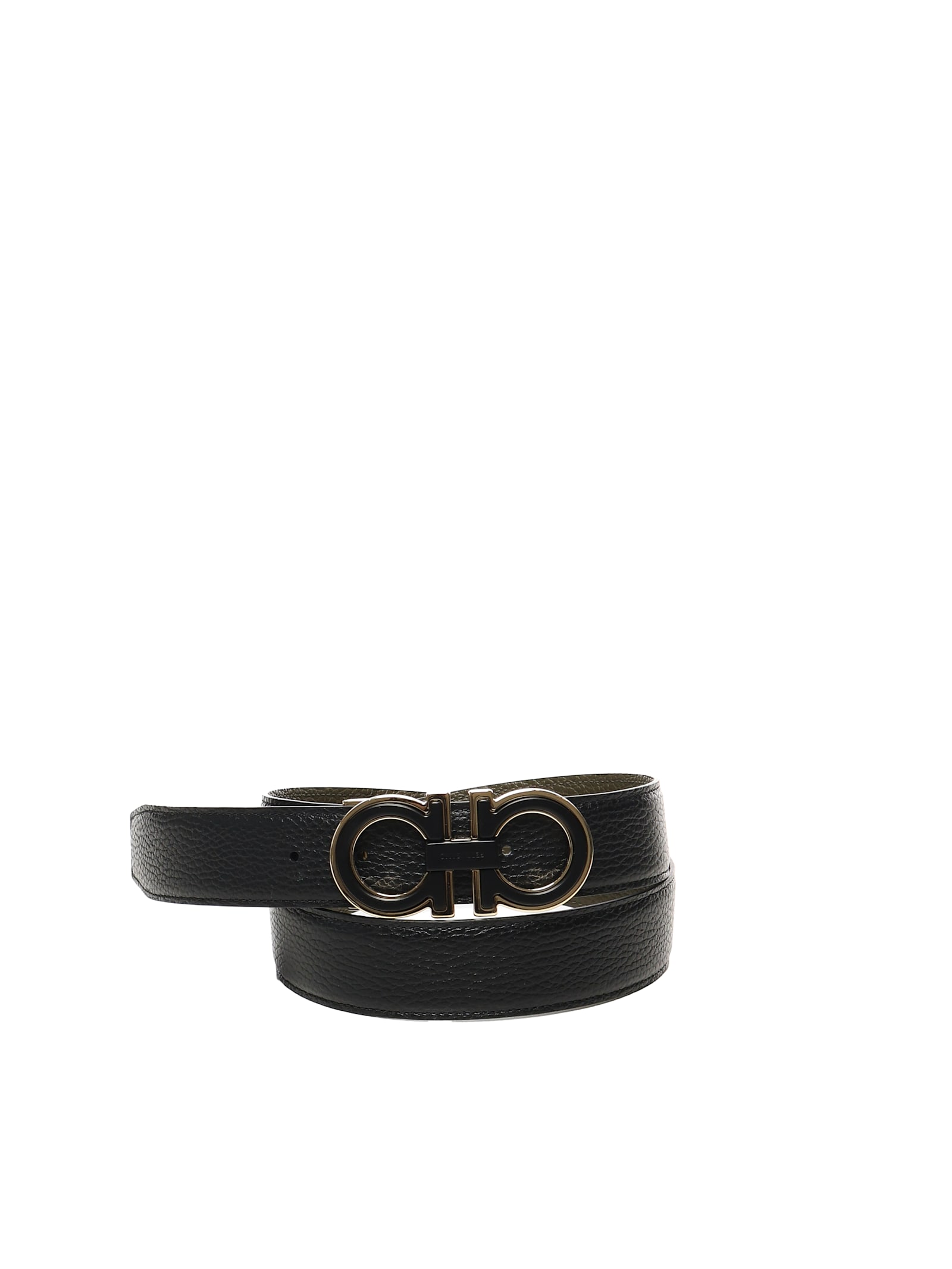 Ferragamo Gancini Belt In Calfskin
