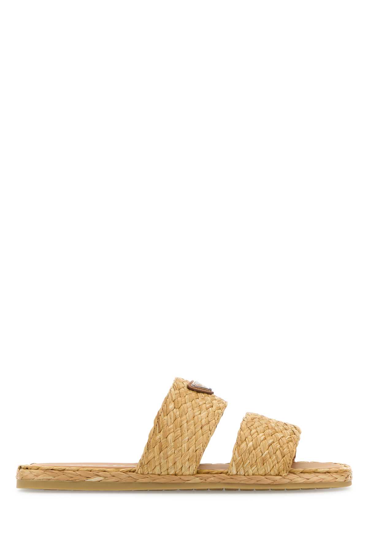 Prada Raffia Slippers