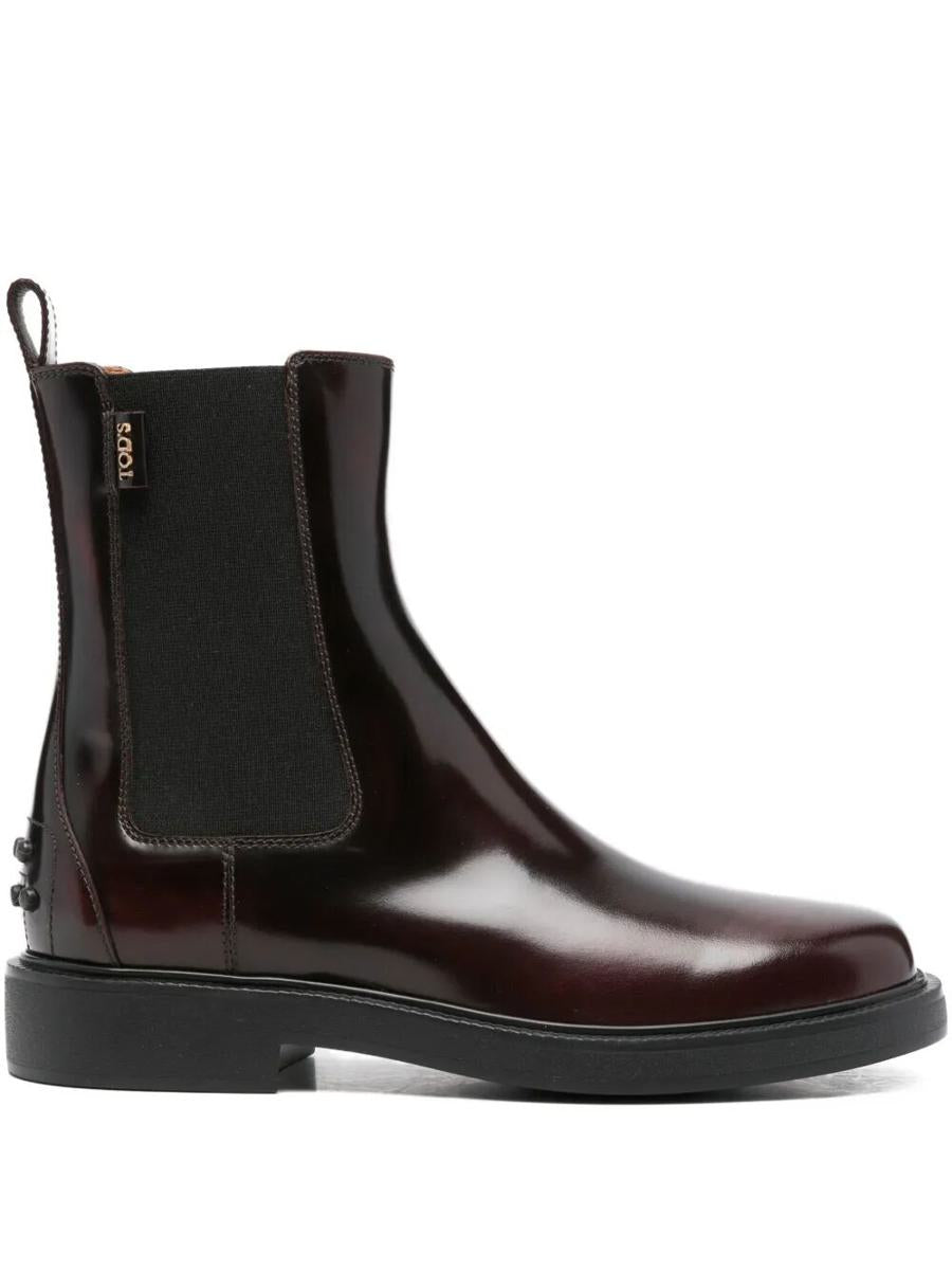 Tod'S 光滑皮革切尔西靴