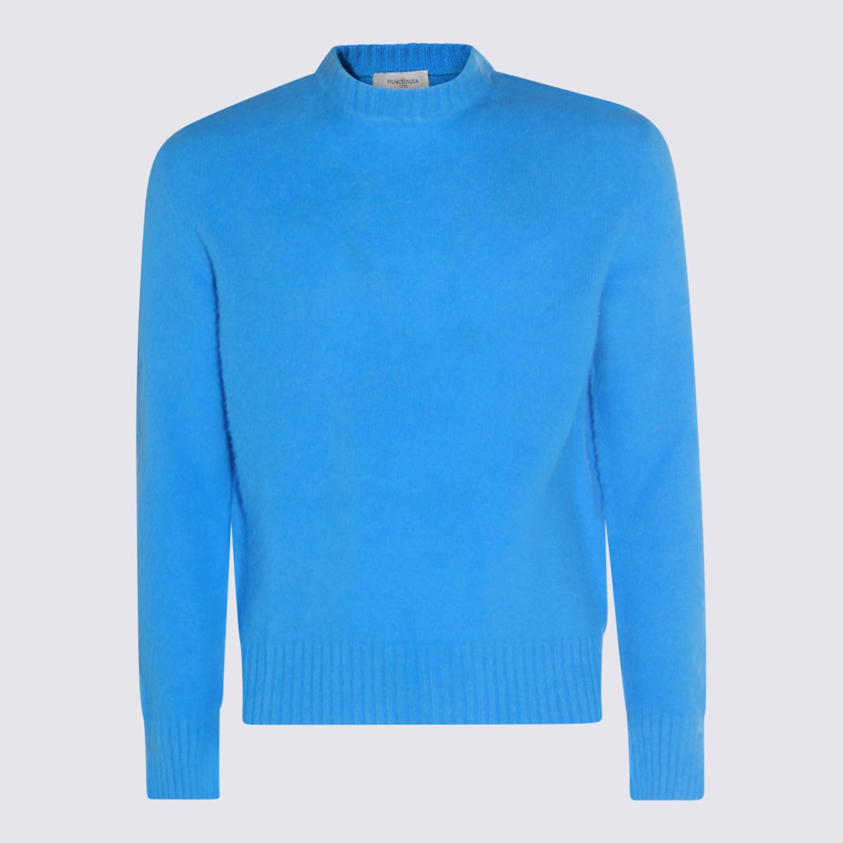 Piacenza Cashmere Light Blue Wool Knitwear